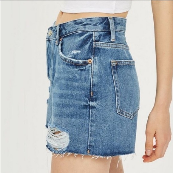 Topshop Moto Ashley high waist distressed size 10 - Picture 2 of 14